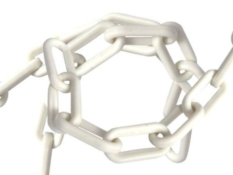 Chain 6mm - white