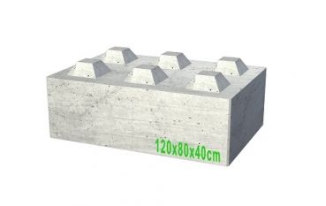 BetonBlok 120x40x80