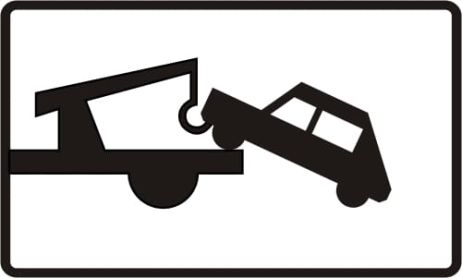 Sign T-24 640x385 mm I generation reflex + handles set.