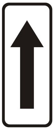 Sign T-25a / c 600x240 mm I generation reflector + handles set.