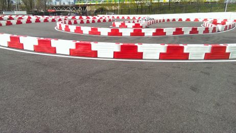 Karting barrier 21kg (red)