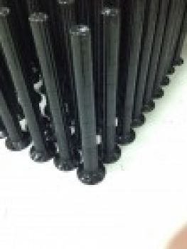 Flexible post 750 mm - black white tape