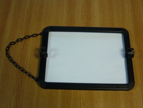 Plate / frame for post - A-4