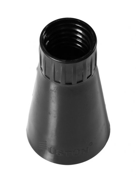 Cone overlay for attaching a warning plate