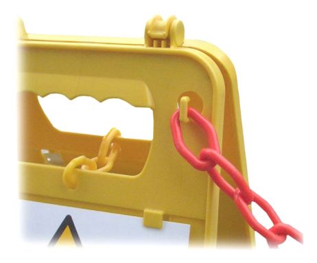 "WET FLOOR" warning board