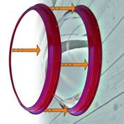 Universal mirror SUBWAY 180 ° Polycarbonate