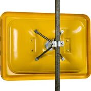 Check Point industrial mirror, 30 x 50 cm, yellow
