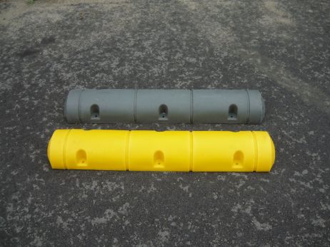 Yellow PE parking limiter