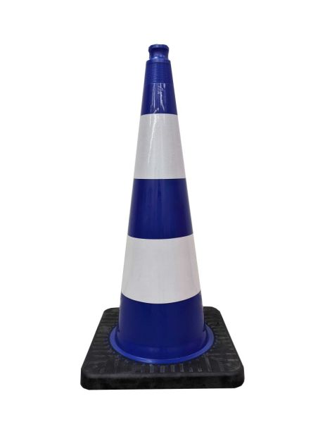 Cone 75 cm PVC/REC blue - reflective foil