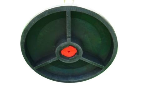Warning post 100 cm x fi 6 cm - plastic