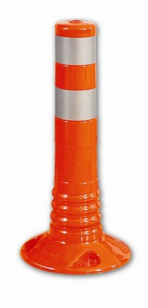 Flexible post 450 mm - orange white tape
