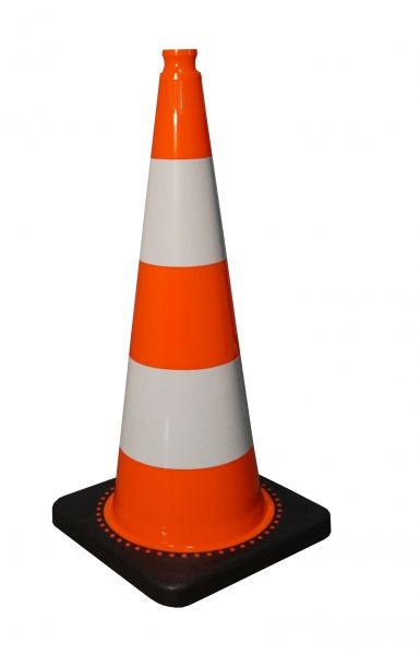 Cone 75 cm PVC / REC - reflective