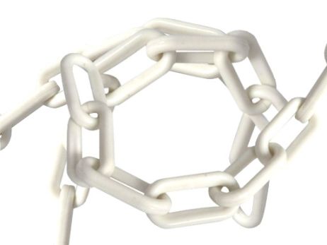 Chain 6mm - white