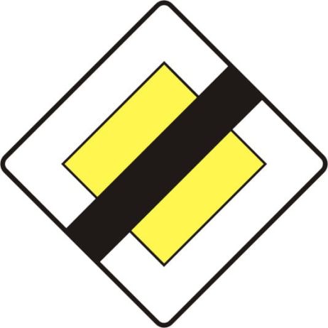 Sign D-2 600x600 mm I generation reflex + handles in set