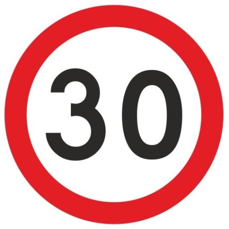 Sign B-33 (30) 600 mm I generation reflex + handles set.