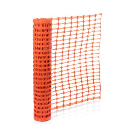 Orange HDPE Construction Mesh 180 cm x 50 m
