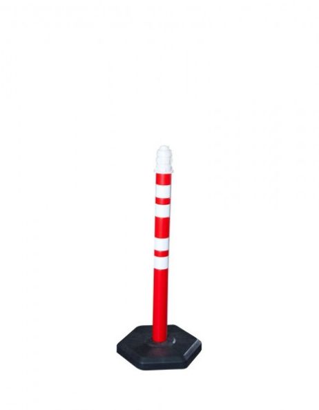 Warning post 100 cm x fi 6 cm - plastic
