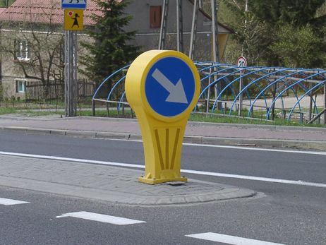 U-5b diameter 400 mm post - double-sided CE