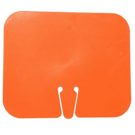 Sign for the bollard - CLIP orange
