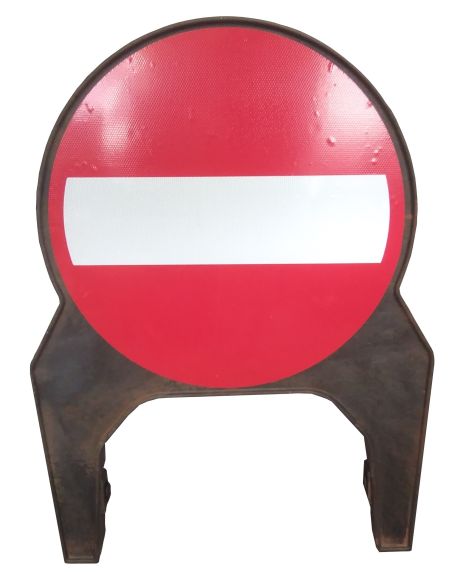 Tripod to the sign - ROUND