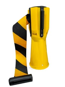 Traffic cone topper - 3 m, yellow/black