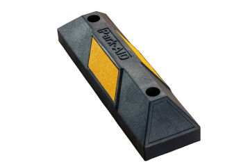 Rubber parking stopper 560x150x100 PARKatVB yellow tape