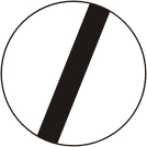 Sign B-42 600 mm I generation reflective + handles set