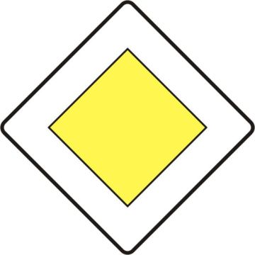 Sign D-1 600x600 mm I generation reflex + handles in a set.