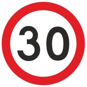 Sign B-33 (30) 600 mm I generation reflex + handles set.