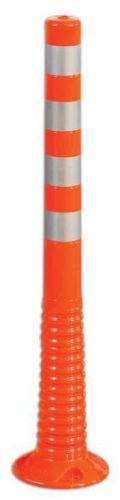 Flexible post 1000 mm - orange white tape