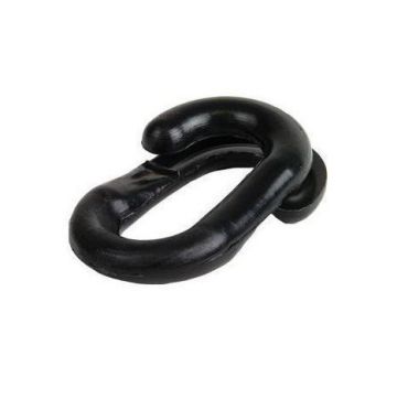 "O" chain coupler - black