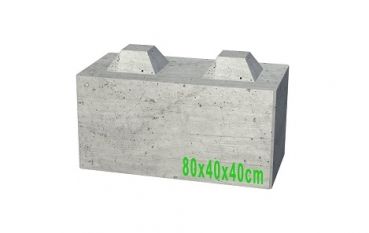 BetonBlok 80x40x40 flat