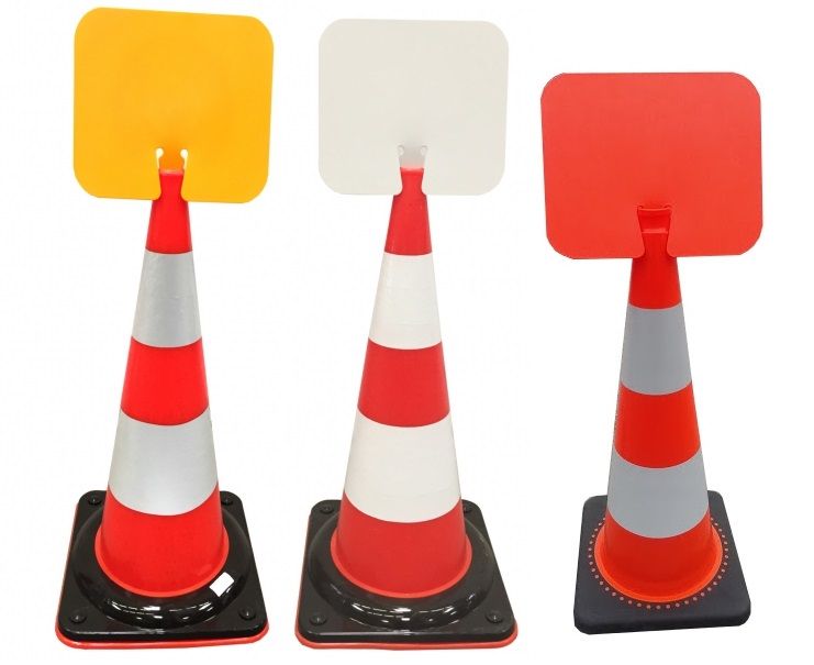 Sign for the bollard - CLIP white