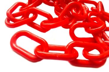 Chain 6mm - red