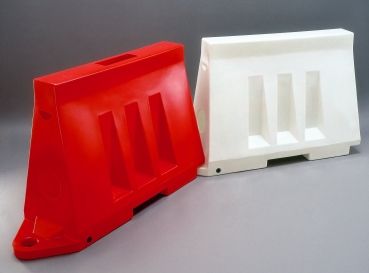 Road barrier U-14 / U-25 80 cm high - red