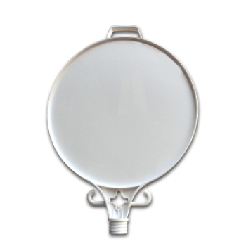 Plaque for a post and a bollard - round