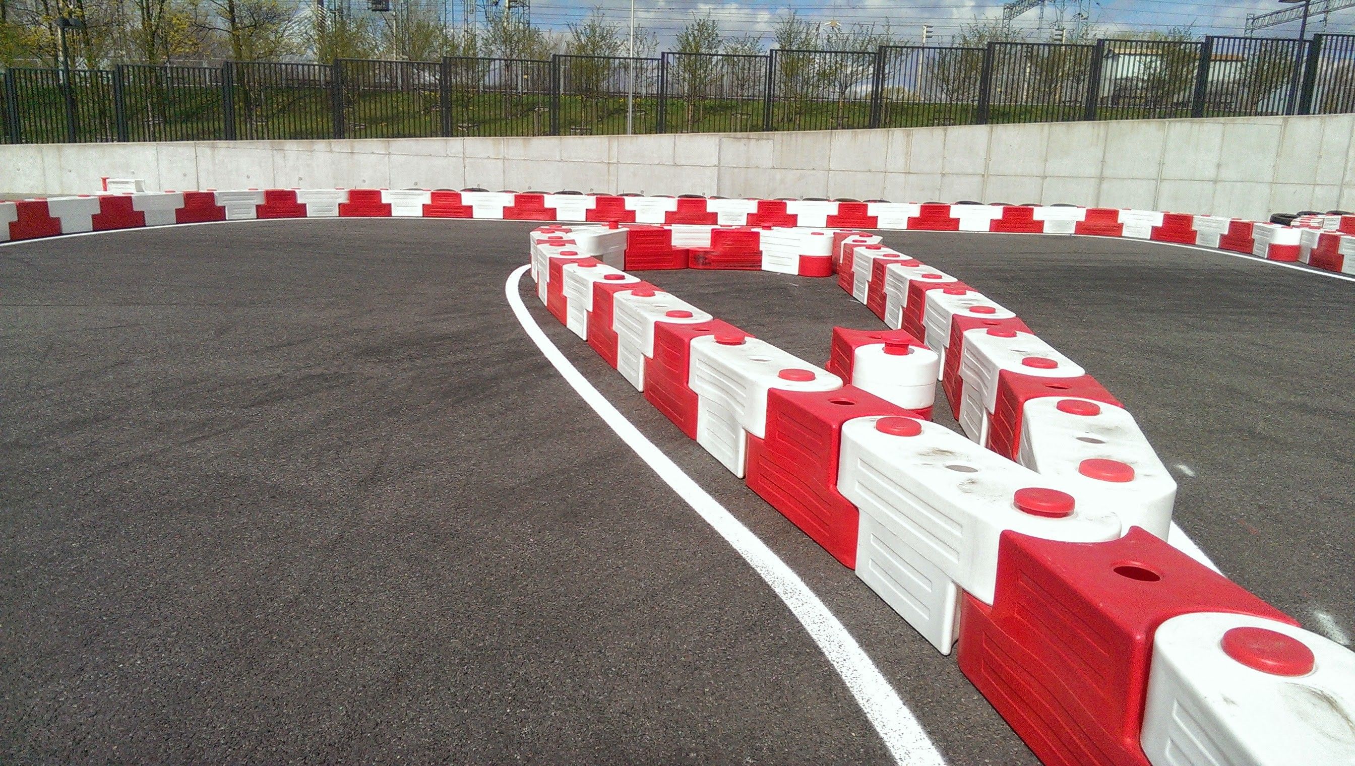 Karting barrier 15kg (red)