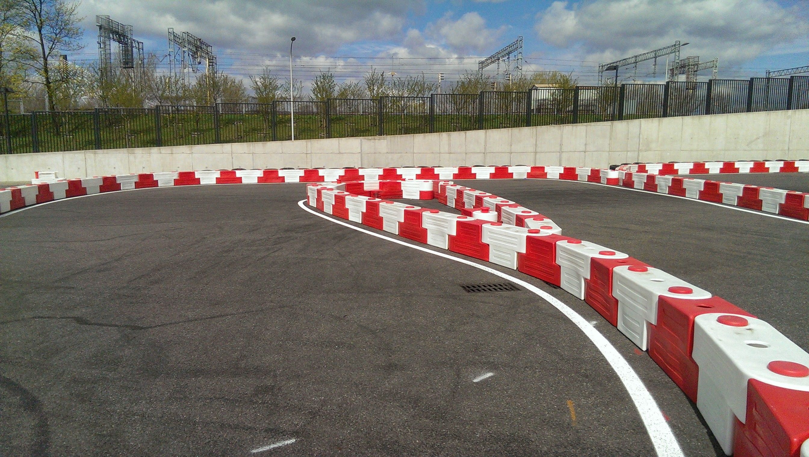 Karting barrier 21kg (white)