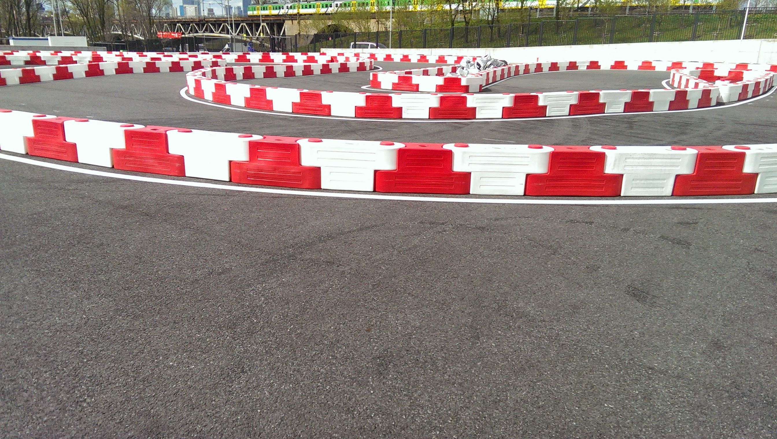 Karting barrier 9kg (white)