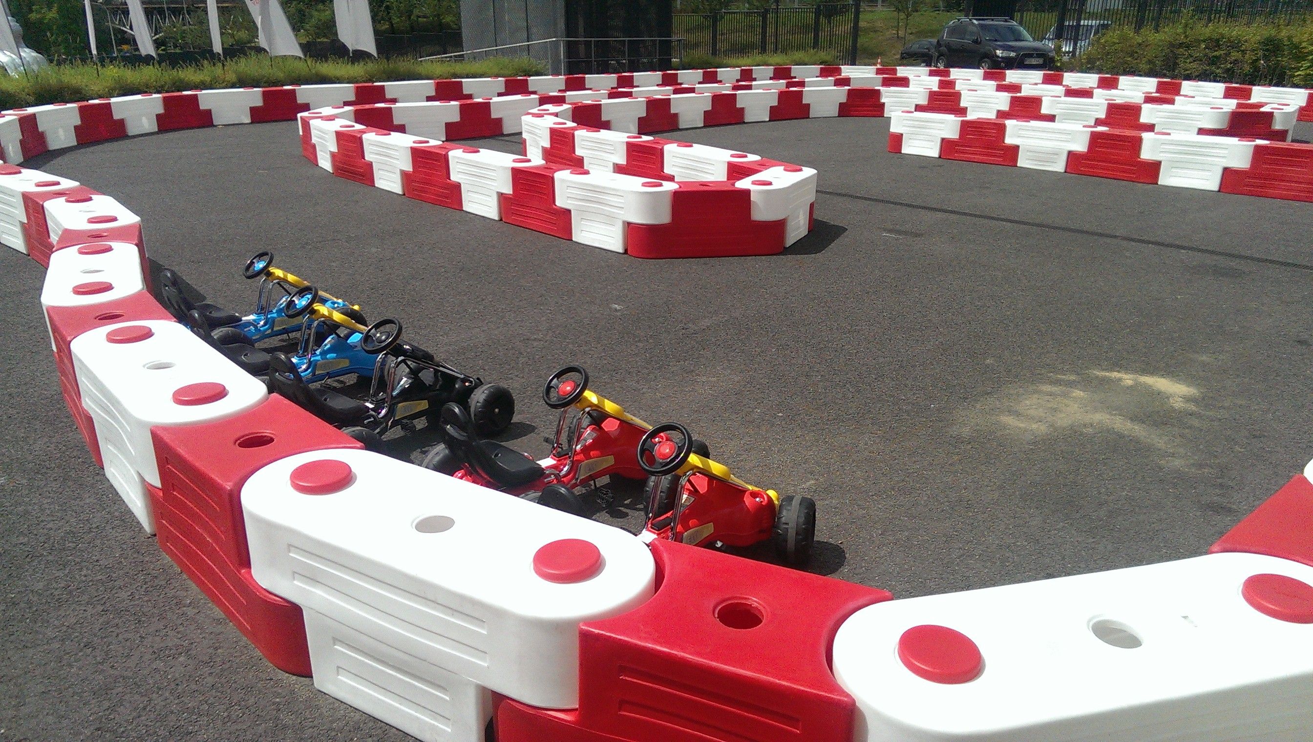 Karting barrier 9kg (white)