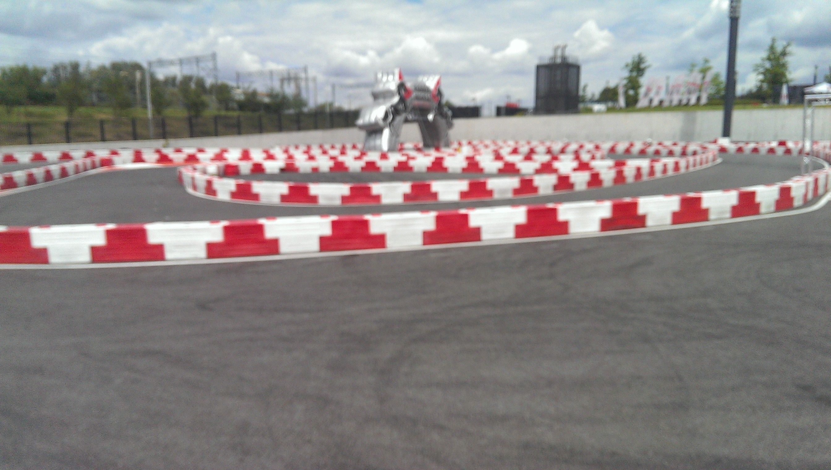 Karting barrier 9kg (white)