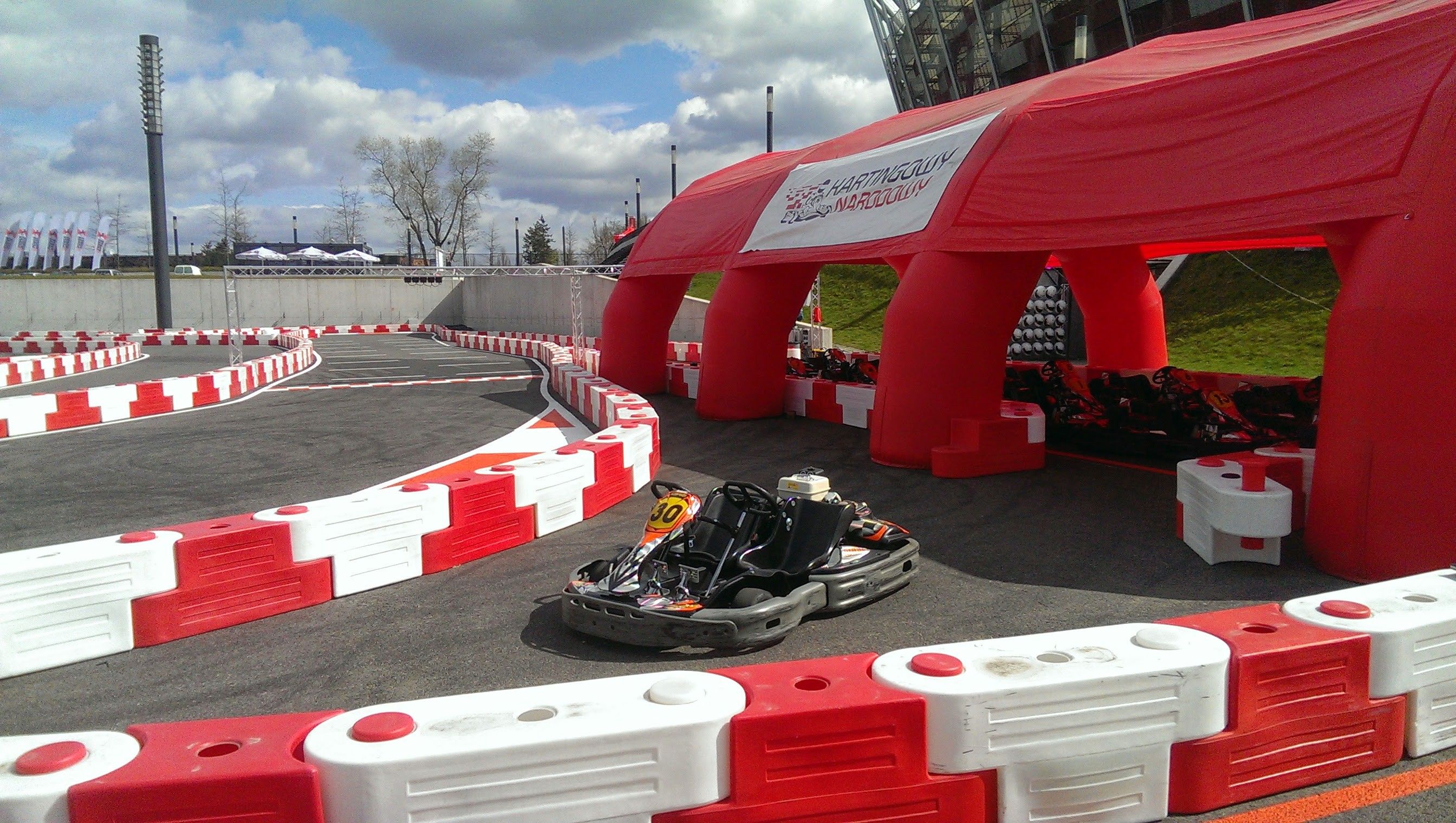 Karting barrier 12kg (red)