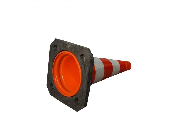 Cone 50 cm PE / PVC / REC - BASt certificate - reflective