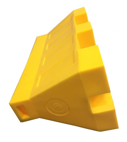 Road barrier U-14 / U-25 50 cm high-yellow