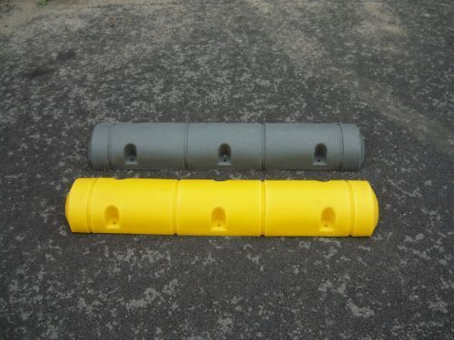 Yellow PE parking limiter