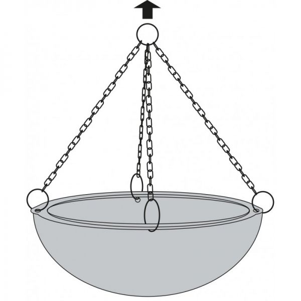 Industrial mirror 360 ° spherical 60 cm