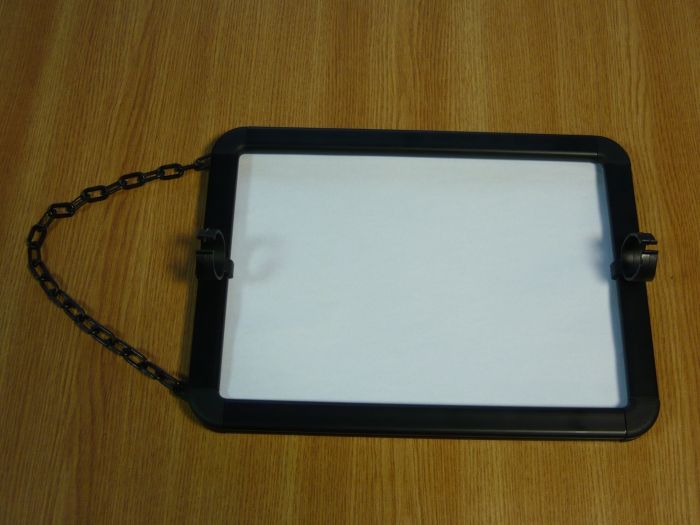 Plate / frame for post - A-4