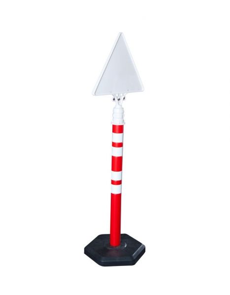 Warning post 100 cm x fi 6 cm - plastic