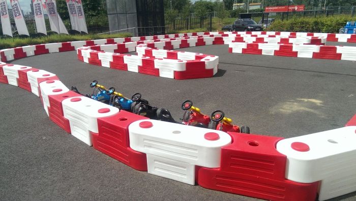 Karting barrier 15kg (white)