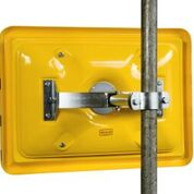 Check Point industrial mirror, 30 x 50 cm, yellow